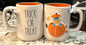 New Rae Dunn x Disney’s Winnie the Pooh ceramic coffee mug EEYORE mug TRICK OR TREAT