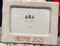 New Rae Dunn ceramic 5x7” photo insert Christmas 2025 picture frame