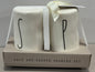 New Rae Dunn white ceramic SALT & PEPPER shaker set