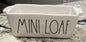 New Rae Dunn white ceramic 5” MINI LOAF pan