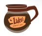 New 18oz ceramic brown 3D sculpted Luke’s Gilmore Girls coffee pot mug
