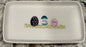 New Rae Dunn white ceramic Easter plate HAPPY EASTER