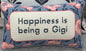 New pink needle point throw pillow 9x15 HAPPINESS IS BEING A GIGI