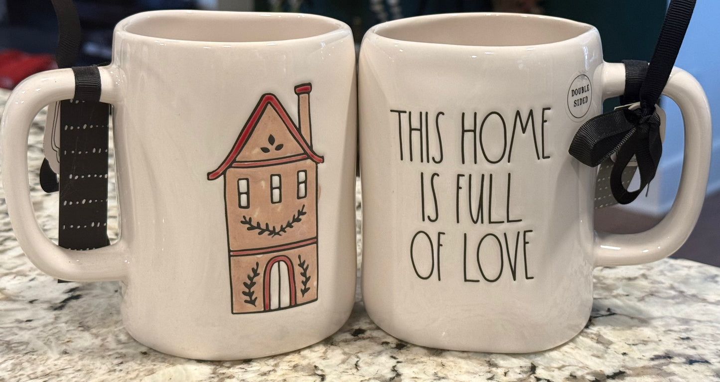 New Rae Dunn ceramic coffee mug THIS HOME IS FULL OF LOVE