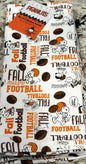 New 2-piece Peanuts Snoopy fall kitchen dish towel set -football print