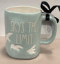 New Rae Dunn ceramic coffee mug SKY’S THE LIMIT