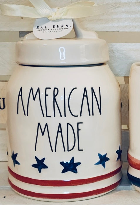 New Rae Dunn white ceramic AMERICAN MADE