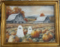 New viral Ghost Halloween picture wall decor pumpkin patch 10x8