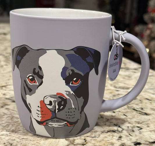 New soft touch dog face coffee mug-BOXER