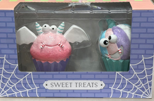New Sweets treat faux spider & pumpkin treats Halloween decor