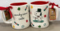 New Rae Dunn x Peanuts Snoopy ceramic Christmas mug CANDY CANE CUTIE