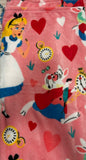 New Alice in Wonderland pink throw blanket bedding 50x70