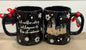 New Rae Dunn x Harry Potter black ceramic Christmas coffee mug I’D RATHER STAY AT HOGWARTS THIS CHRISTMAS
