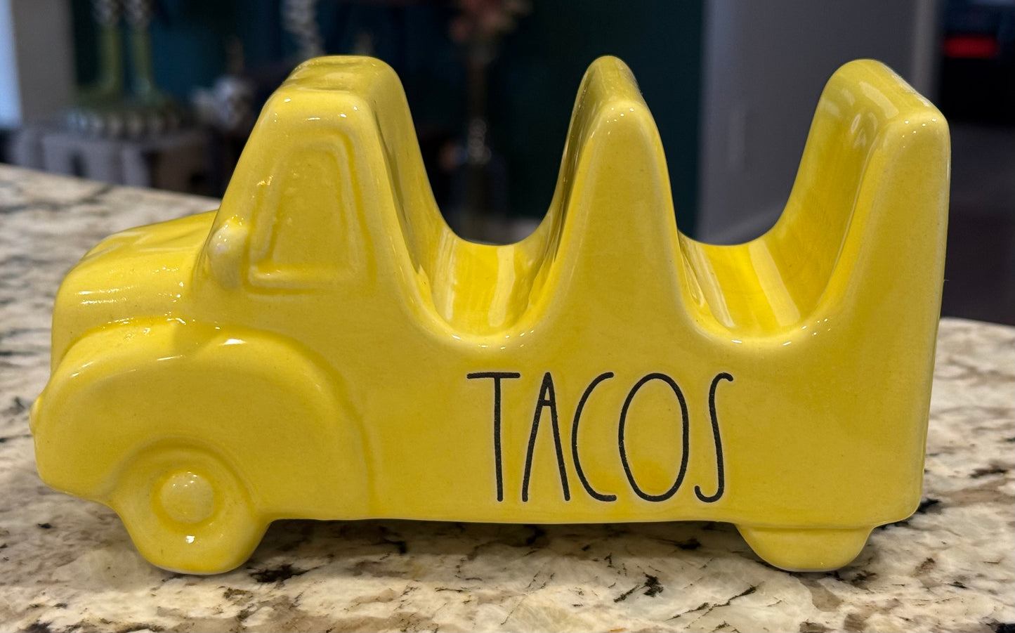 New Rae Dunn ceramic TACOS 2-slot truck holder