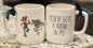 New Rae Dunn x Pixar’s Toy Story white ceramic coffee mug YOU’VE GOT A FRIEND IN ME
