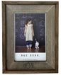New Rae Dunn HOME 4x6 Dark Wooden Photo picture Frame
