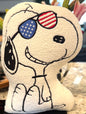 New Peanuts Snoopy July 4th Americana USA 🇺🇸 pillow decor