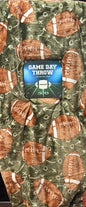 New oversized plush throw blanket bedding 60x70 Game Day football 🏈