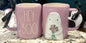 New Rae Dunn purple ceramic coffee mug HEY BOO