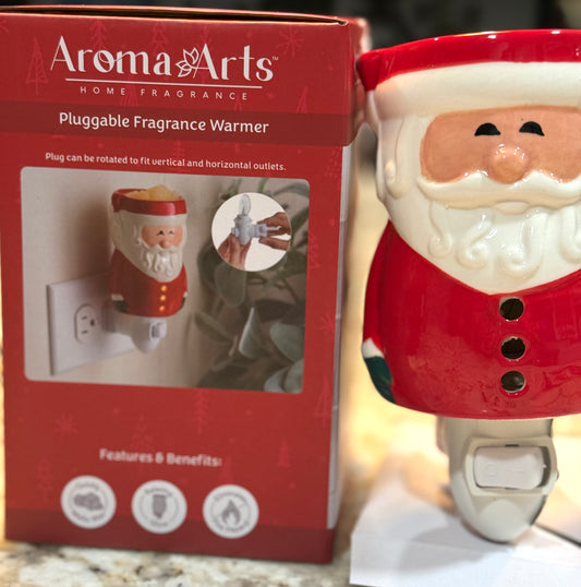 New Aroma Arts Christmas Santa Claus plug in wax warmer
