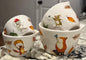New Rae Dunn white ceramic Fall critters measuring cup set