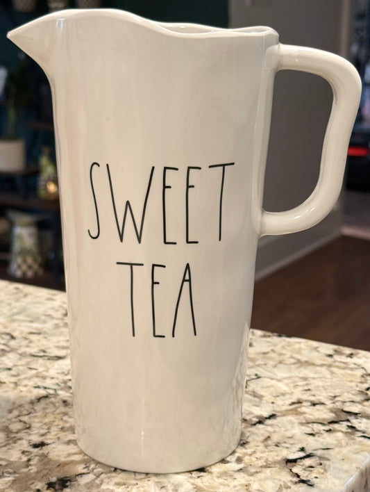 New Rae Dunn SWEET TEA melamine pitcher
