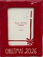 New Rae Dunn Christmas red ceramic 2026 5x7 photo frame decor - Artisan