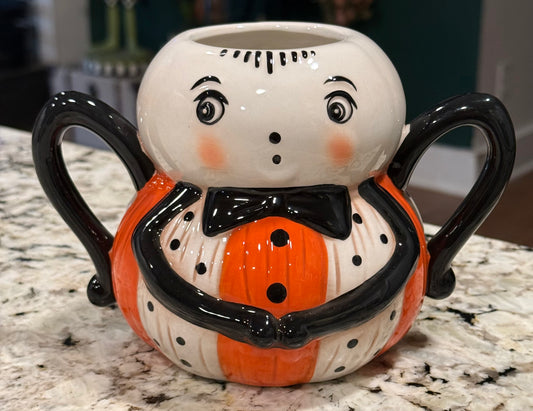 New ceramic Joanna Parker spider ghost Halloween coffee mug