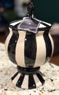 New Well Dressed Home Black and white striped ceramic taureen