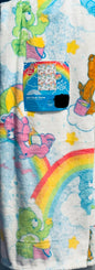 New Care Bears plush neon rainbow throw blanket 50x70