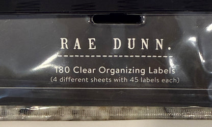 New Rae Dunn adhesive labels do it yourself sheet