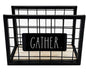 New Rae Dunn black metal GATHER napkin holder