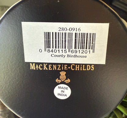 New in box Mackenzie’s Child Courtly check birdhouse