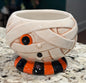 New Joanna Parker ceramic one eye mummy Halloween decor bowl