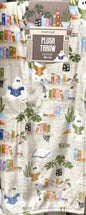 New EnVogue oversized 60x70 reading ghost book, book store, Halloween decor throw blanket
