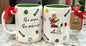 New Rae Dunn x Peanuts Snoopy ceramic coffee mug THE MORE THE MERRIER