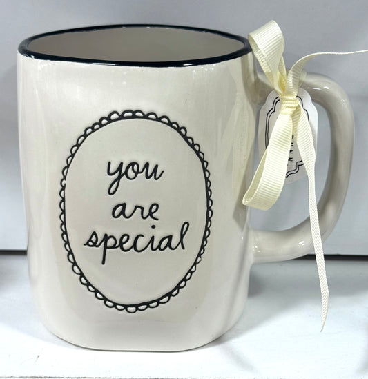 New Rae Dunn white ceramic coffee coffee mug YOU ARE SPECIAL
