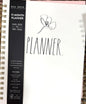 New Rae Dunn 2025/2026 Planner white small orchid. Spiral bound, hardback