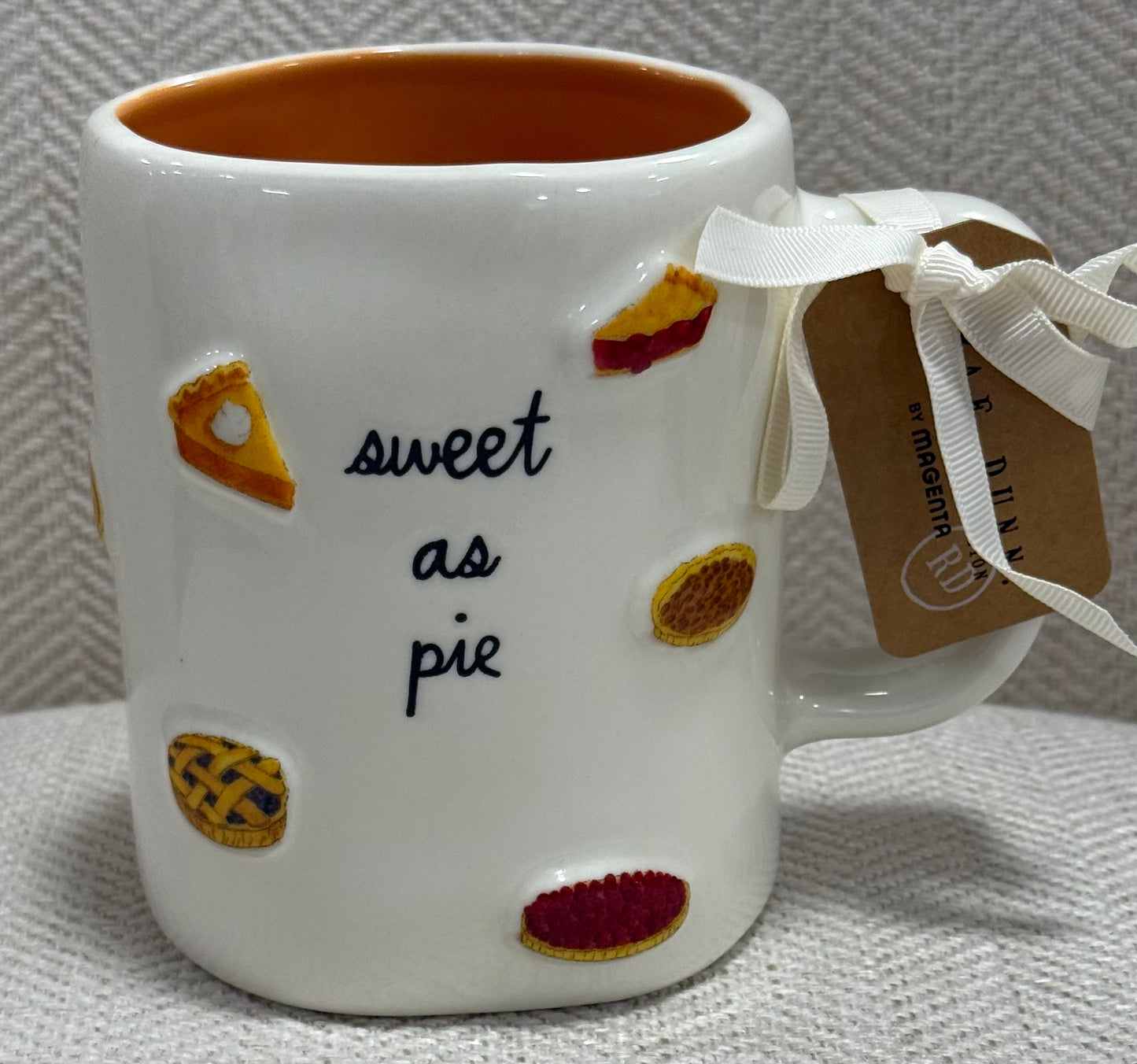 New Rae Dunn fall ceramic coffee mug SWEET AS PIE