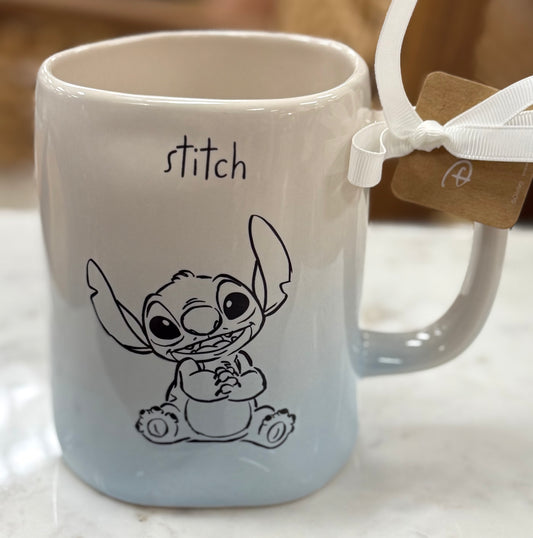 New Rae Dunn x Lilo & Stitch ceramic coffee mug STITCH