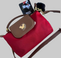 New Disney Longchamp Dupe Mickey Mouse mini bag with charm 6.5x4