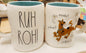 New Rae Dunn x Scooby Doo ceramic coffee mug RUH ROH!