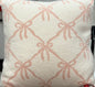 New 18x18 blush coquette throw pillow decor