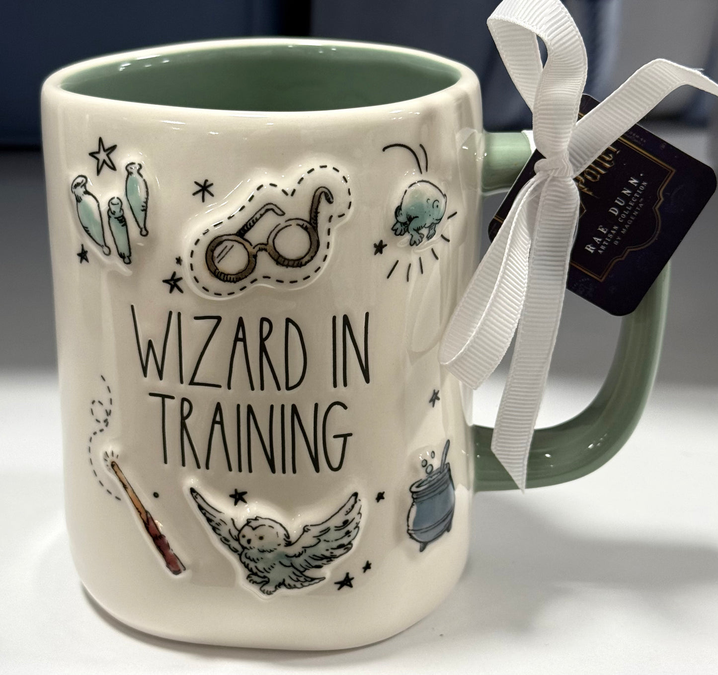 New Rae Dunn x Harry Potter  ceramic coffee mug WIZARD IN TRAINING