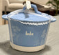 New Release Rae Dunn blue  floral ceramic covered baking dish BAKE