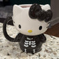 New ceramic Halloween HELLO KITTY skeleton coffee mug