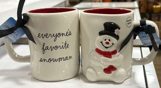 New release Rae Dunn x FROSTY THE SNOWMAN ceramic Christmas coffee mug EVERYONE’S FAVORITE SMOWMAN