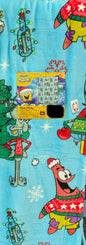 New Sponge Bob Christmas throw blanket bedding 50x70