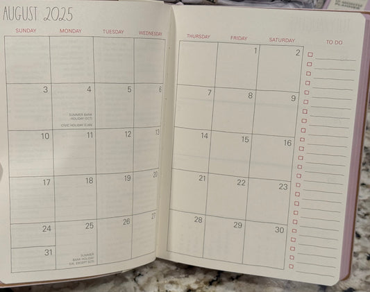 New Rae Dunn pink 2026 softback planner 5x7