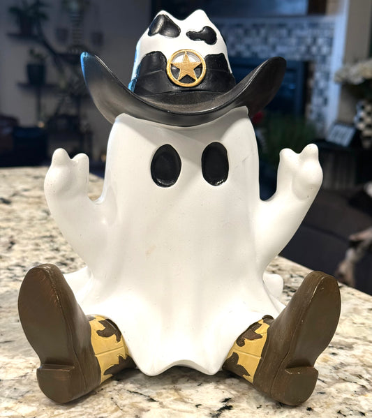 New resin Cowboy ghost decor